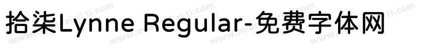 拾柒Lynne Regular字体转换